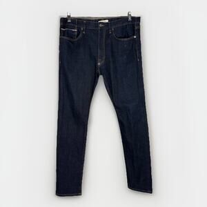 Free People Artisan De Luxe Cotton Jeans Mens 36 (38x31.5) Indigo Blue Pockets